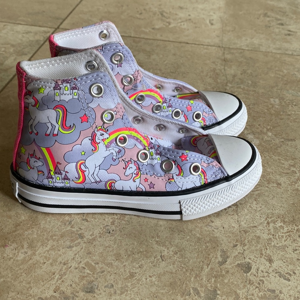 NEW- Kids Unicorn Converse